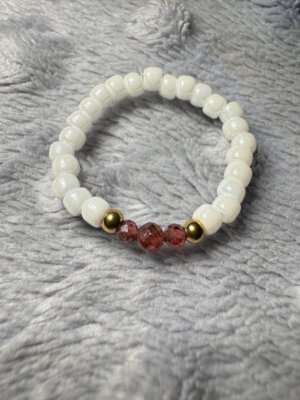 Pierścionek Elastyczny Rubin