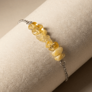 Bransoletka z cytrynem ze stali chirurgicznej