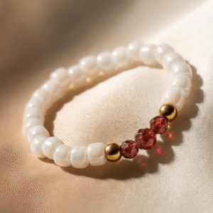 Pierścionek Elastyczny Rubin