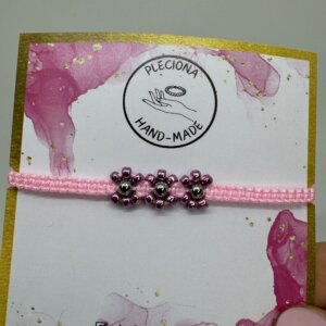 Bransoletka Baby Flower Pink
