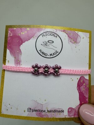 Bransoletka Baby Flower Pink