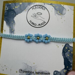 Bransoletka Baby Flower Blue