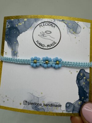 Bransoletka Baby Flower Blue