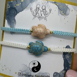 Zestaw dla przyjaciółek,  Żółwik Na Szczęście, Howlit