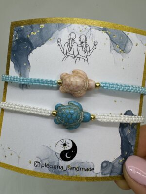 Zestaw dla przyjaciółek,  Żółwik Na Szczęście, Howlit