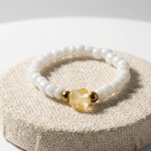 Pierścionek elastyczny Cytryn