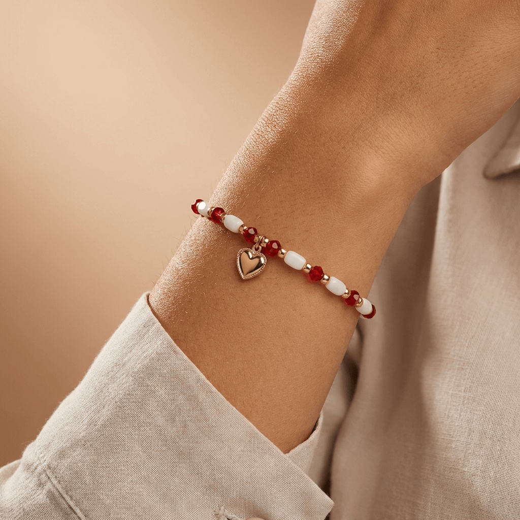 Zestaw Gold Red Heart stal chirurgiczna - obrazek 2