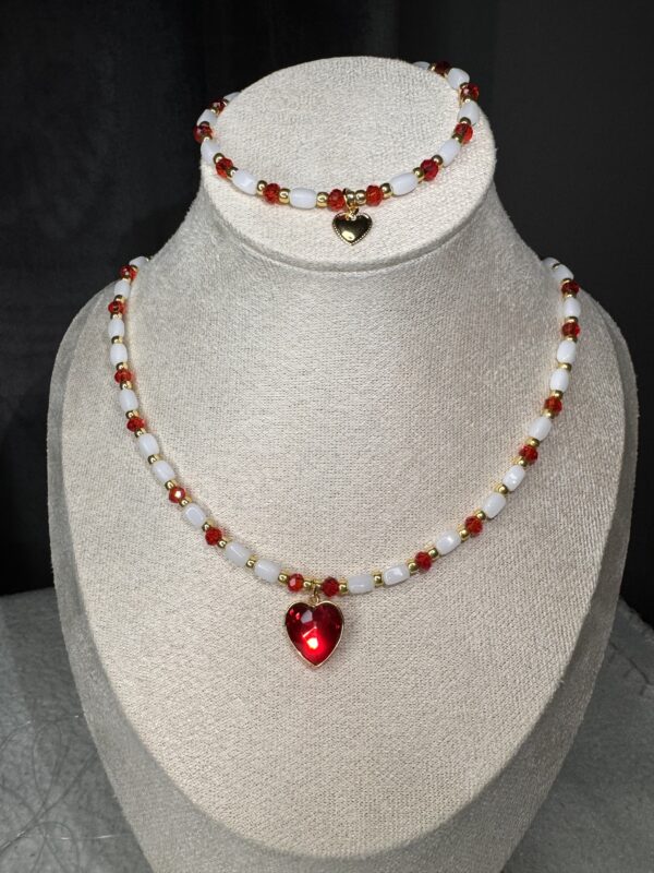 Zestaw Gold Red Heart stal chirurgiczna