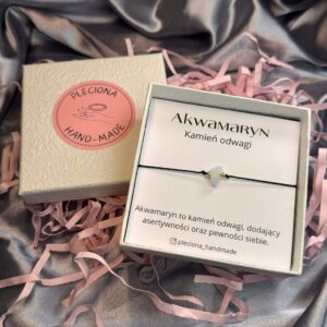 Bransoletka Szczęścia - Akwamaryn (II)