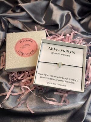 Bransoletka Szczęścia - Akwamaryn (II)