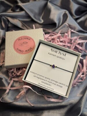 Bransoletka Szczęścia - Ametyst