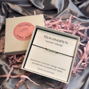 Bransoletka Szczęścia - Akwamaryn (I)